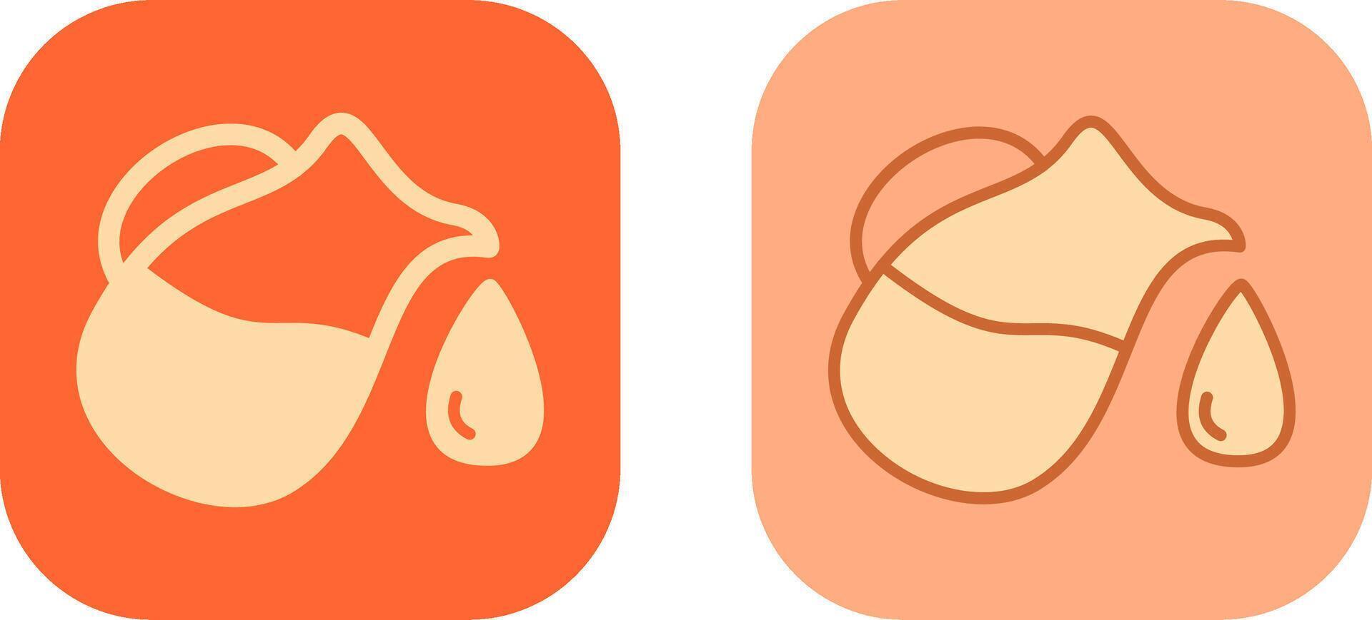 icono de jarra de leche vector