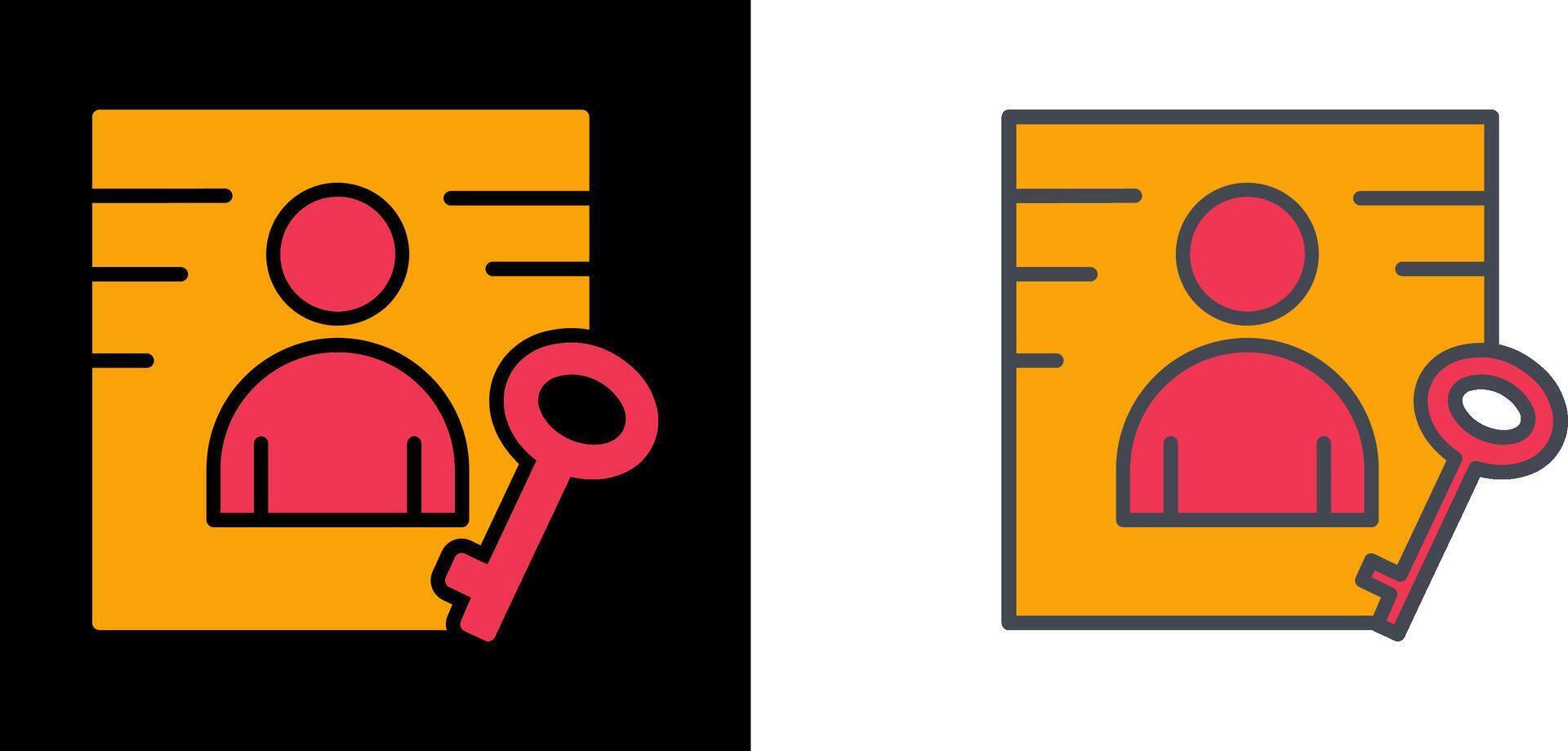 Business Key Icon vector