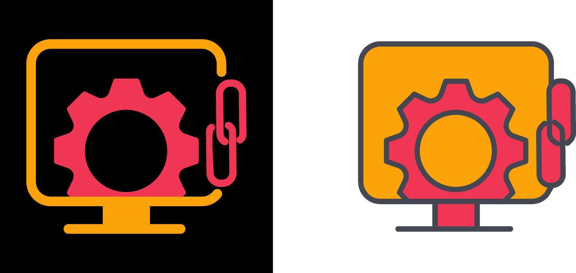 Link Optimization Icon vector