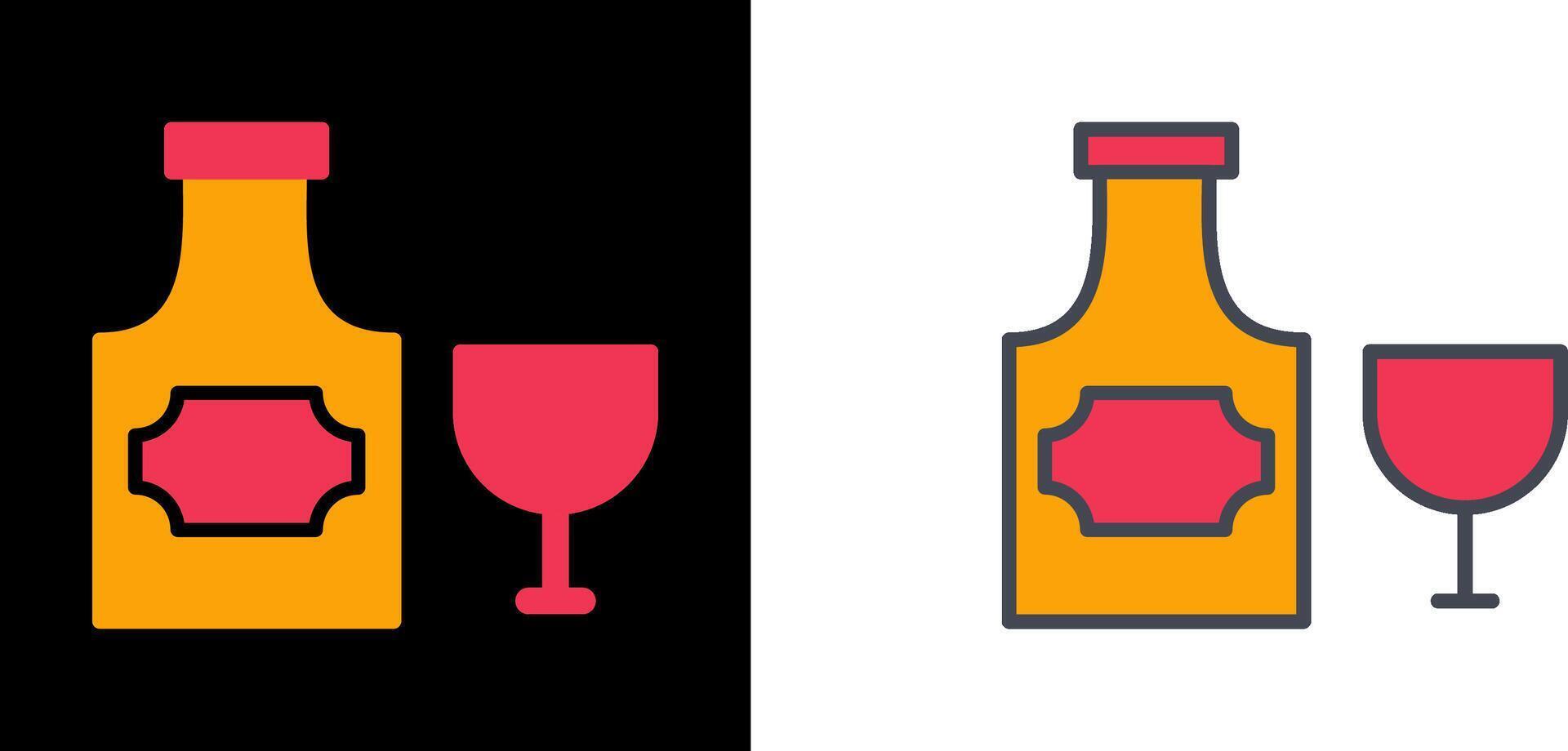 Bottle of Rum Icon vector