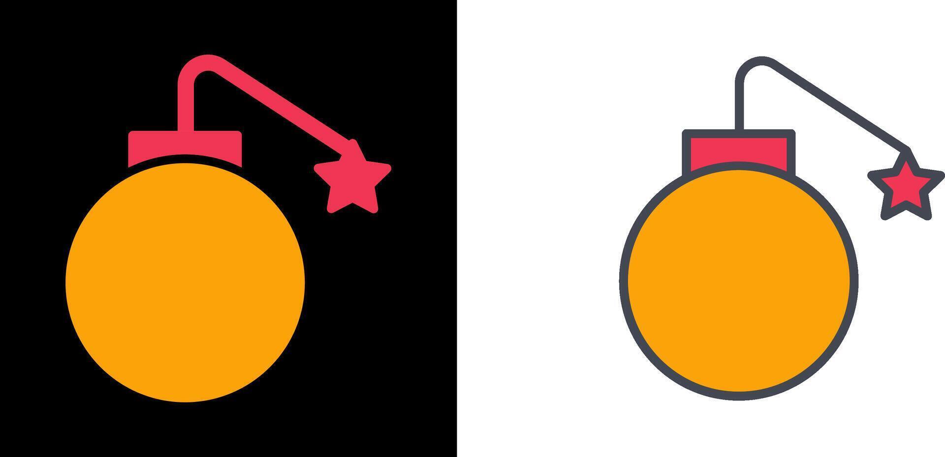 Exploding Cannon Ball Icon vector