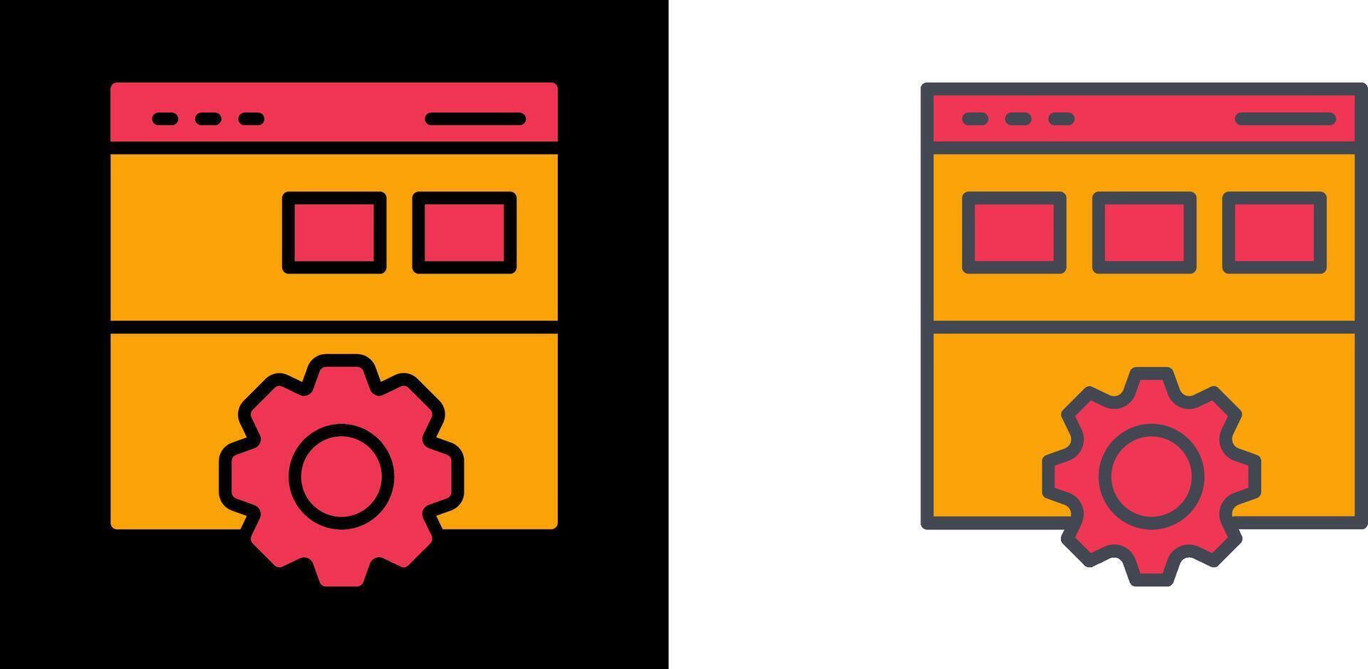 Web Development Icon vector