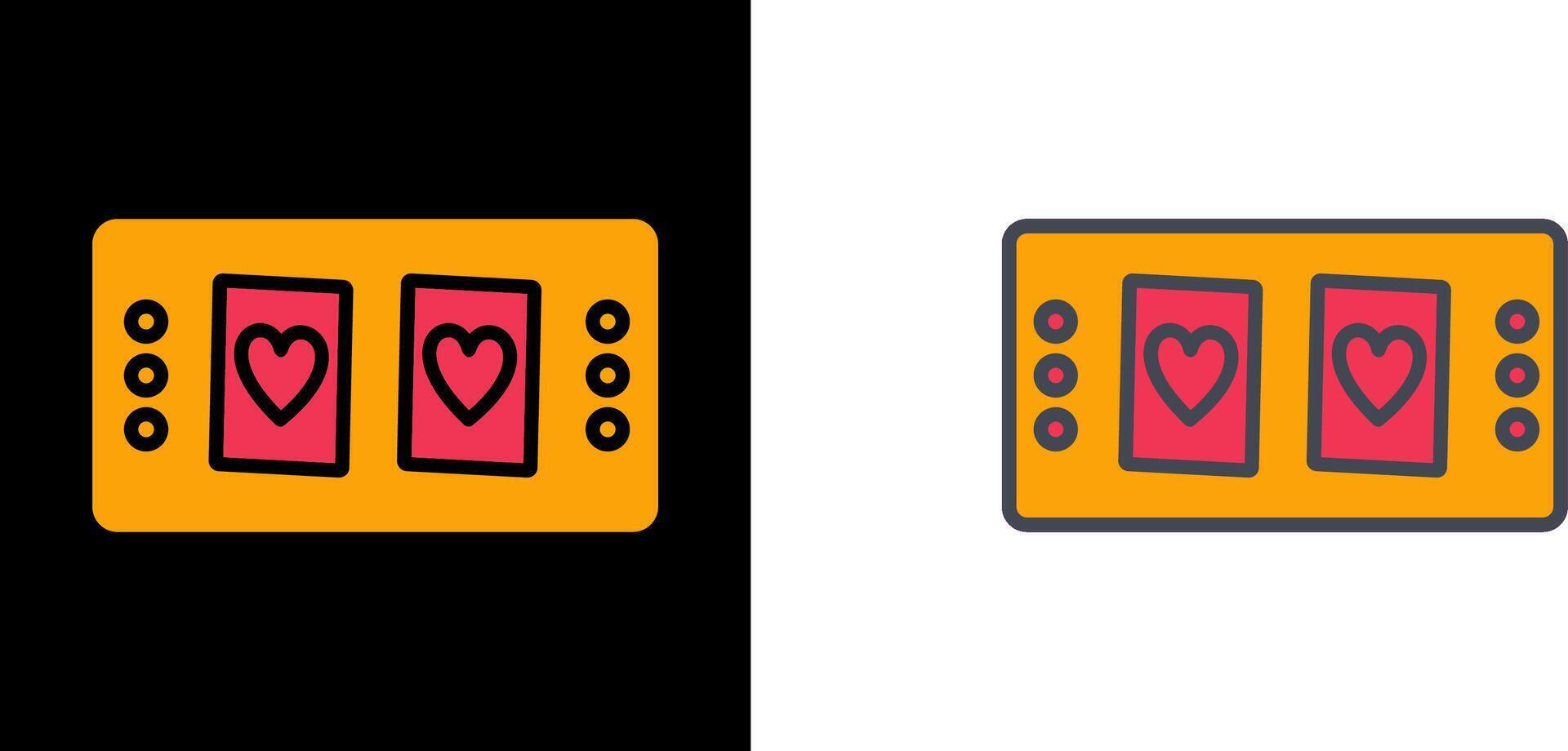 Cards Table Icon vector