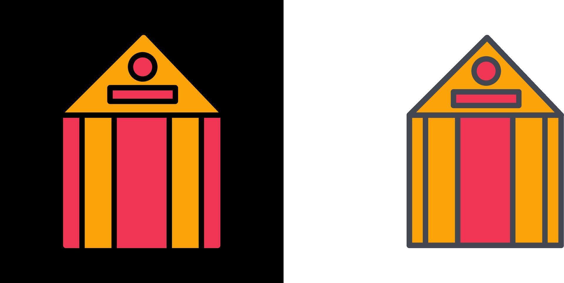 Museum Building Icon vector