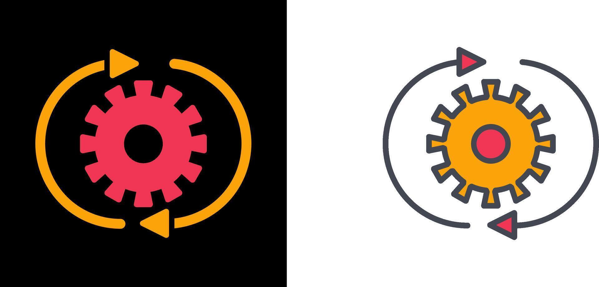 Conversion Setting Icon vector