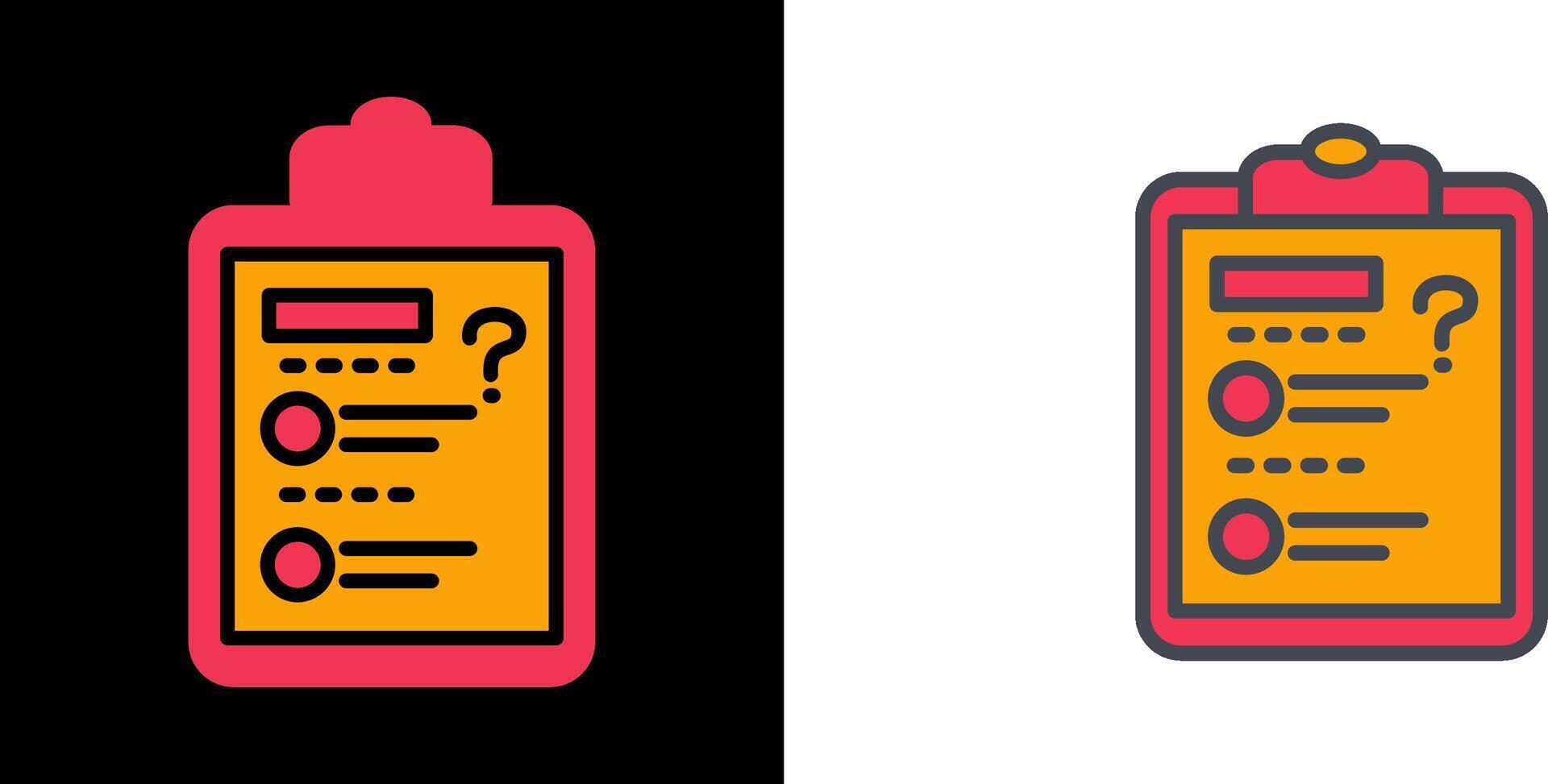 Solving Question Icon vector