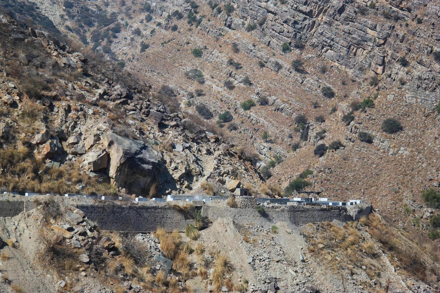 Hills in Balochistan Province of Pakistan on December 24, 2023. photo