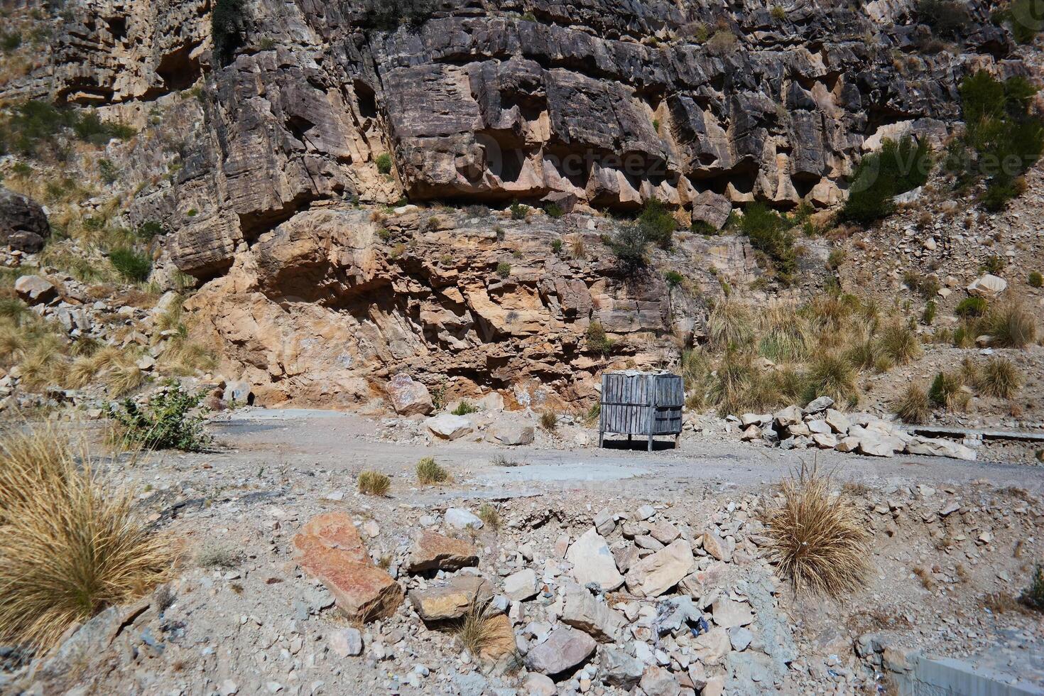 Hills in Balochistan Province of Pakistan on December 24, 2023. photo