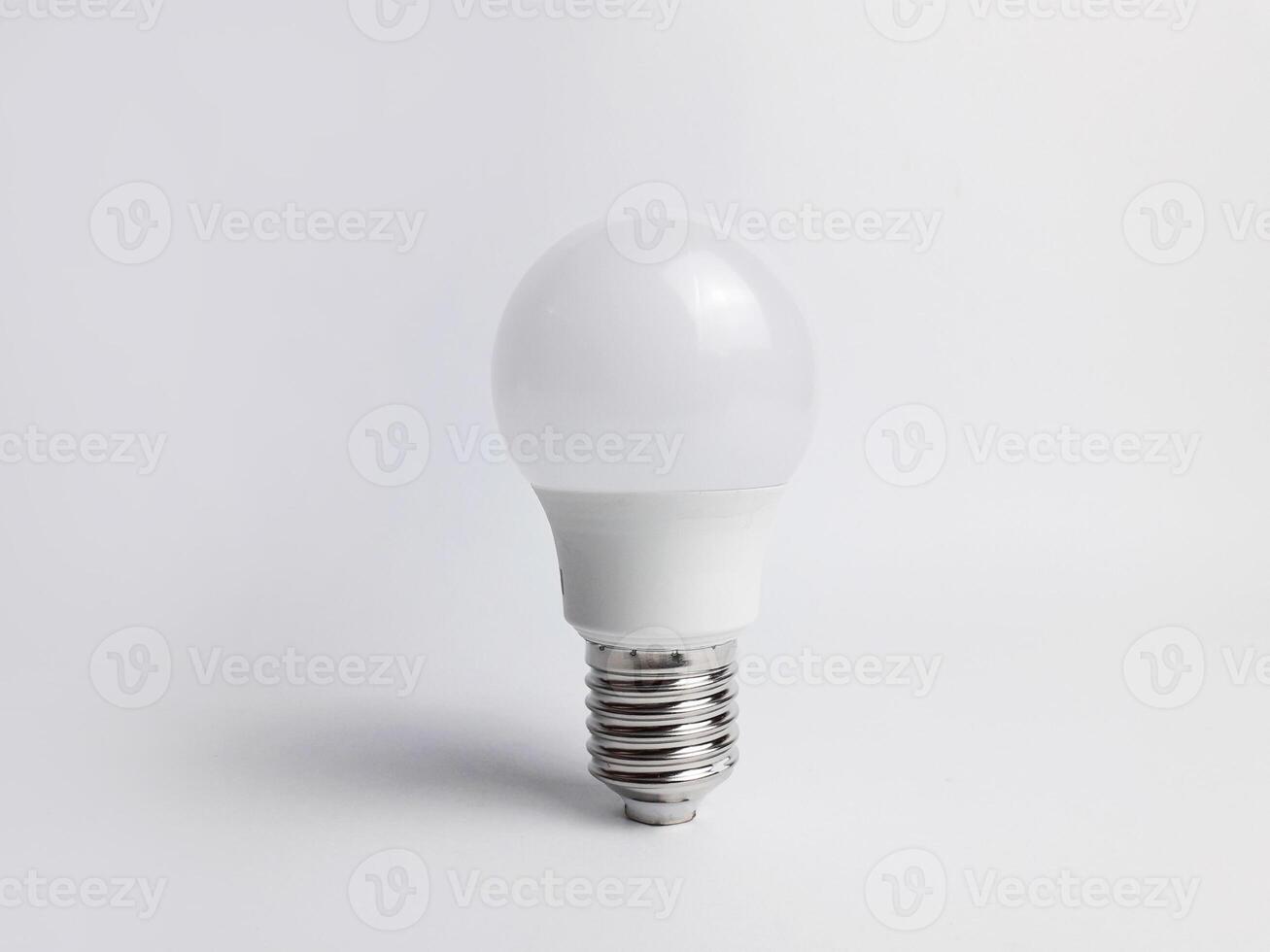 blanco LED ligero bulbo foto