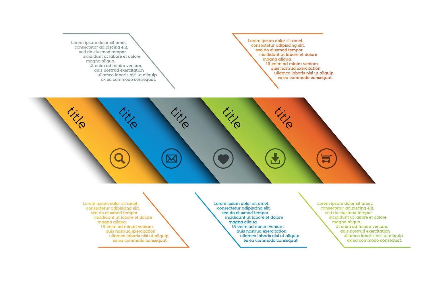 plantilla de infografía, línea de tiempo simple con iconos, diseño web, banners, aplicaciones, elementos vector