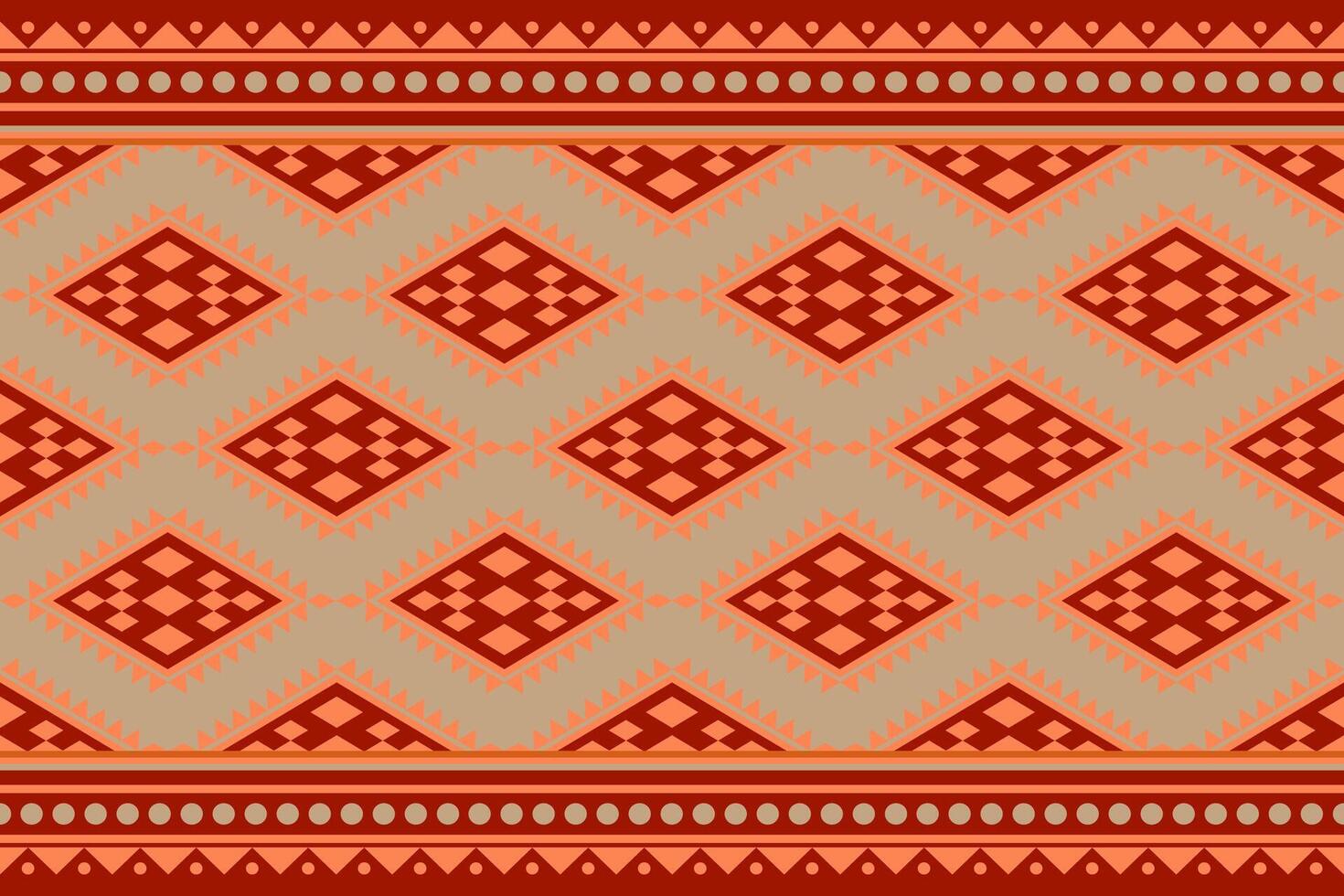 Geometric ethnic oriental seamless pattern. Can be used in fabric design for clothing, textile, wrapping, background, wallpaper, carpet, embroidery style vector