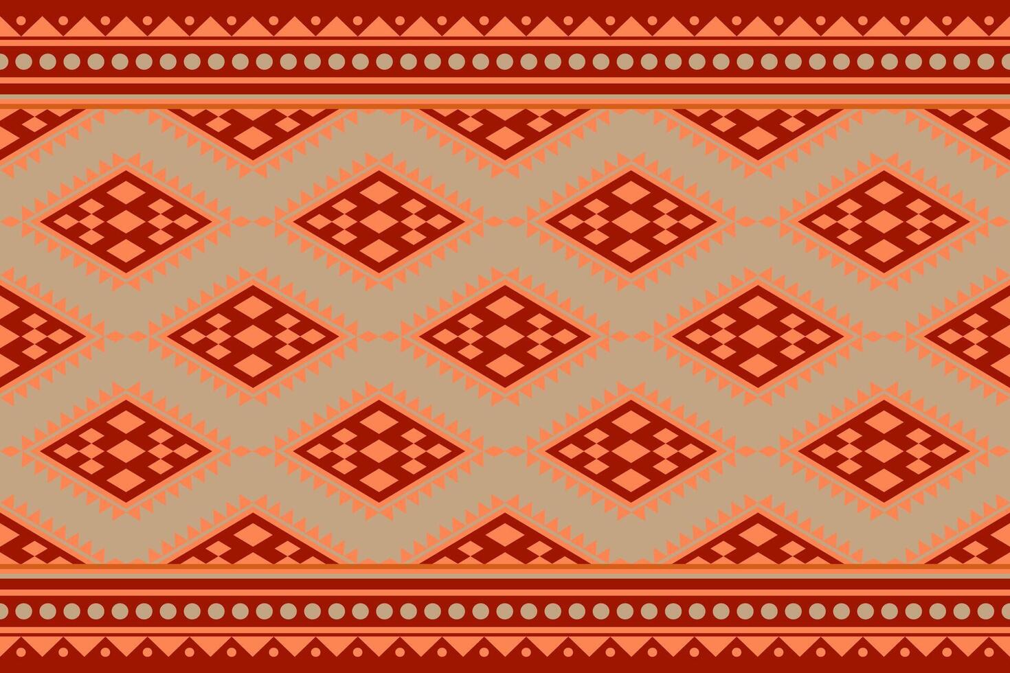 Geometric ethnic oriental seamless pattern. Can be used in fabric design for clothing, textile, wrapping, background, wallpaper, carpet, embroidery style vector