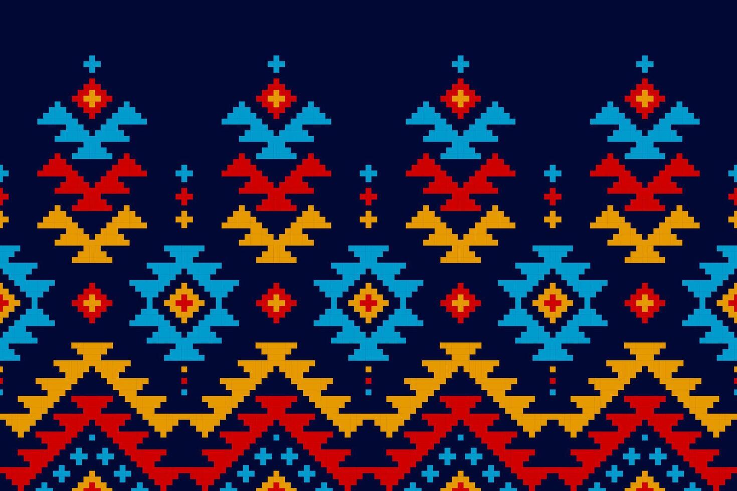 Fabric Mexican style. Geometric ethnic seamless pattern in tribal. Aztec art ornament print. Design for background, wallpaper, illustration, fabric, clothing, carpet, textile, batik, embroidery. vector