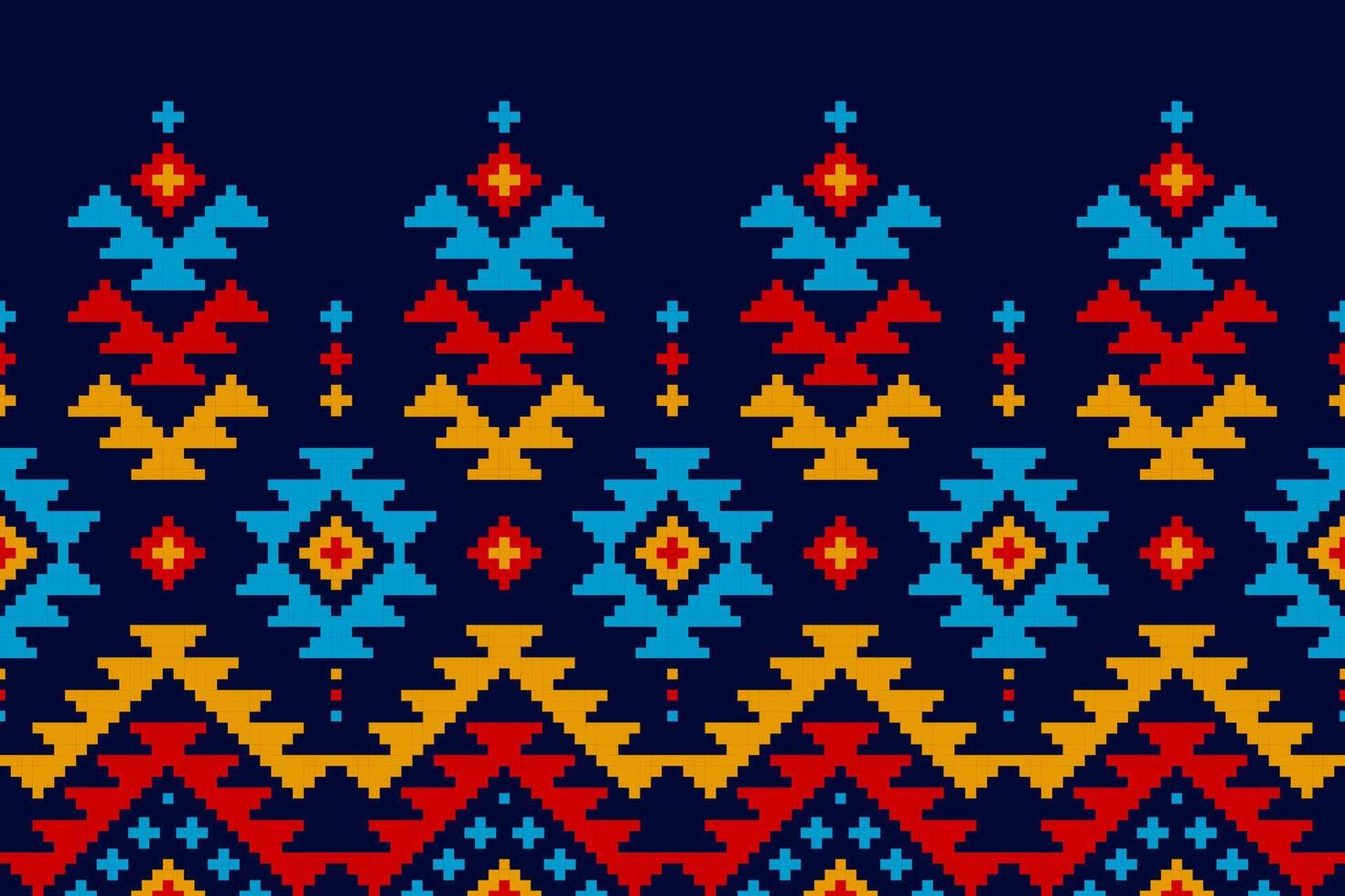 Fabric Mexican style. Geometric ethnic seamless pattern in tribal. Aztec art ornament print. Design for background, wallpaper, illustration, fabric, clothing, carpet, textile, batik, embroidery. vector