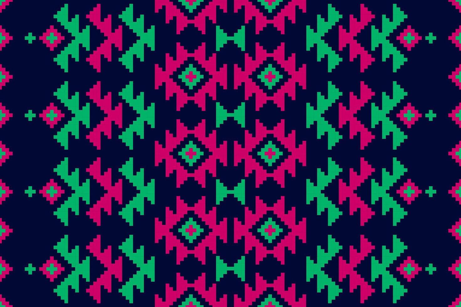 Carpet ethnic tribal pattern art. Ethnic geometric seamless pattern. American, Mexican style. Design for background, wallpaper, illustration, fabric, clothing, carpet, textile, batik, embroidery. vector
