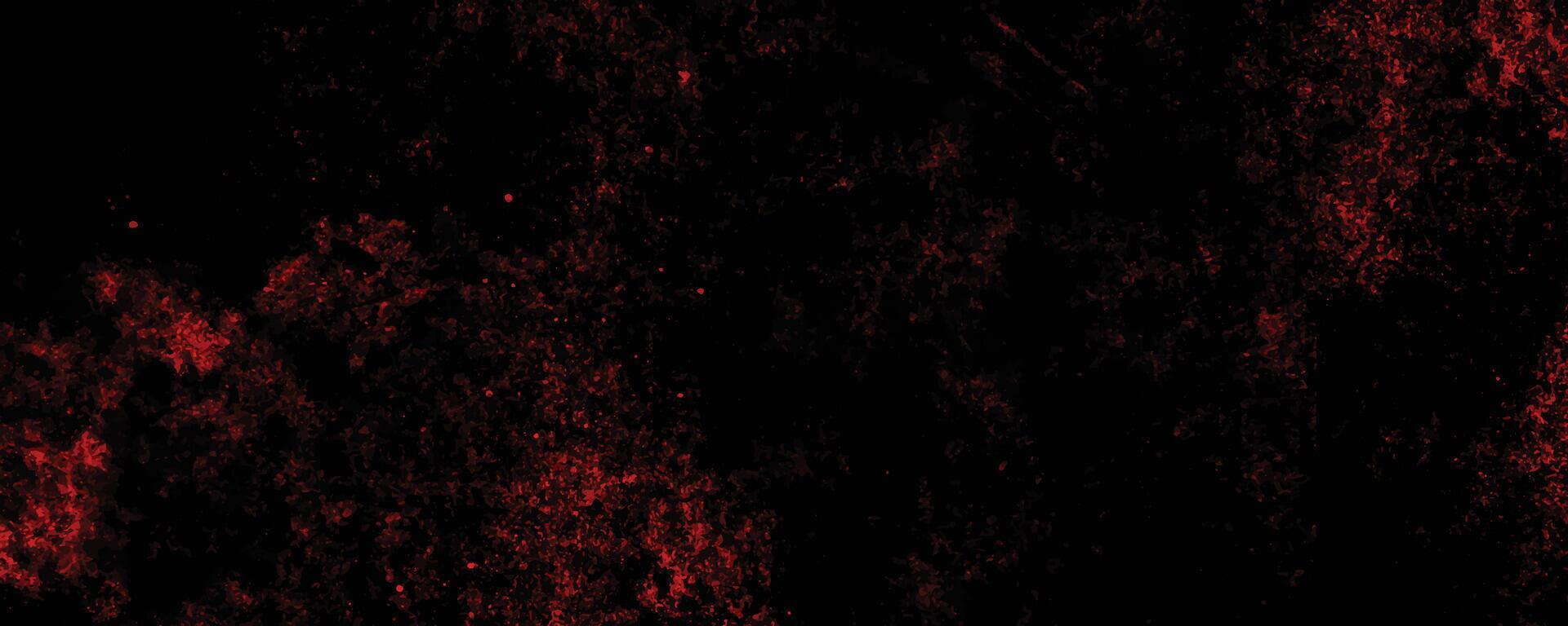 Distressed red grunge texture on a dark background, vector