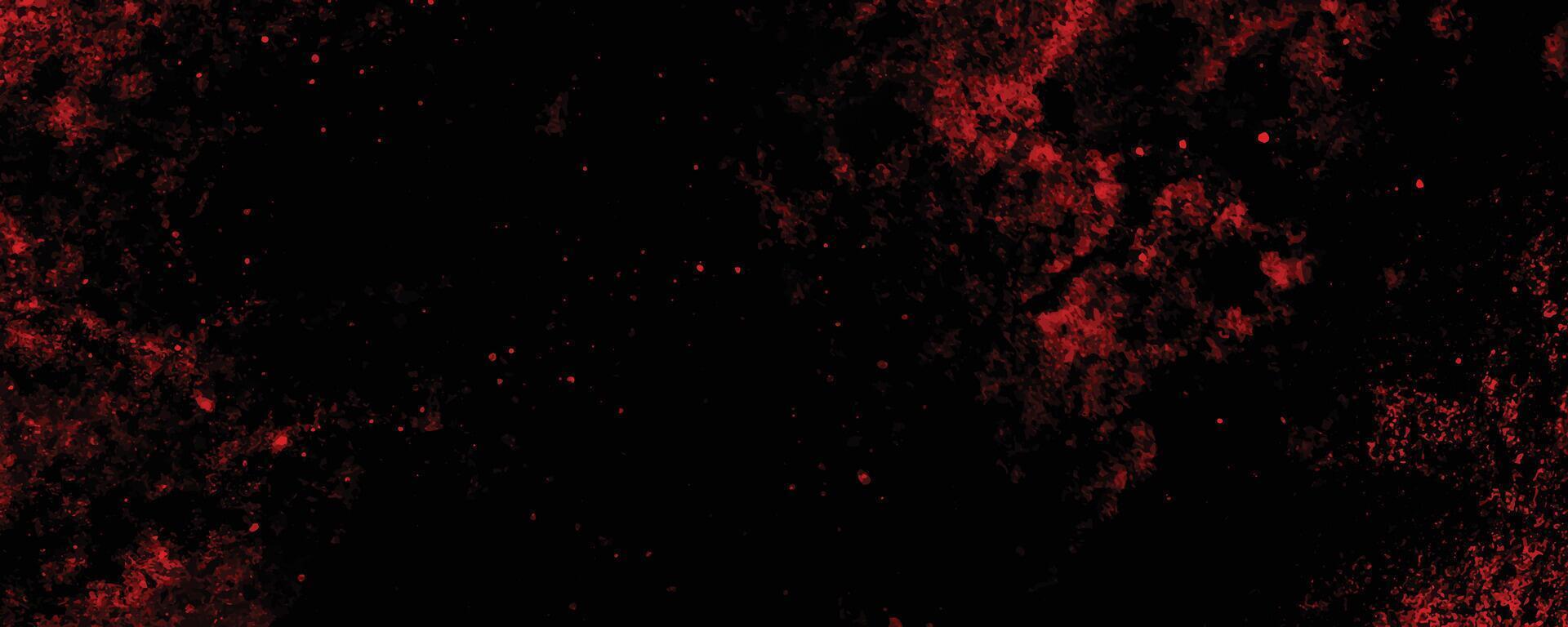 afligido rojo grunge textura en un oscuro fondo, vector