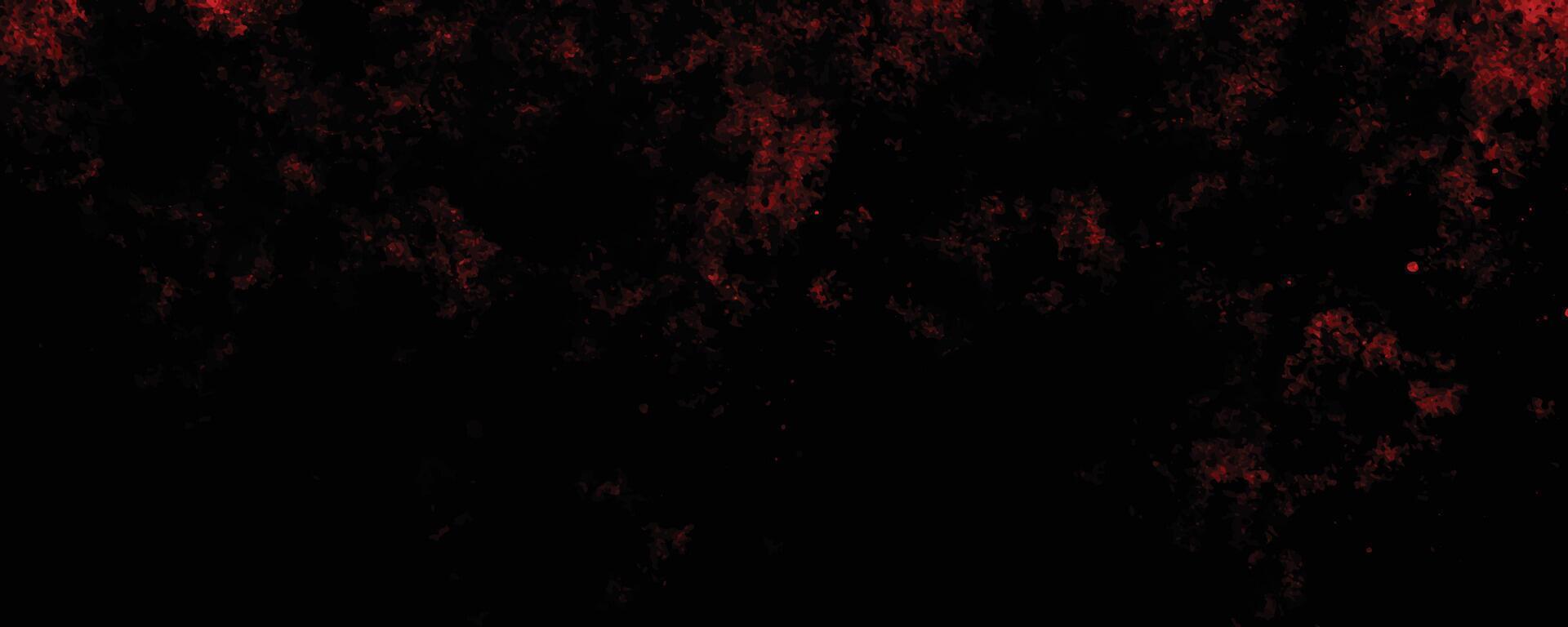 afligido rojo grunge textura en un oscuro fondo, vector