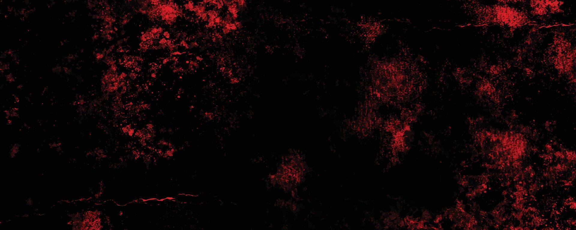 afligido rojo grunge textura en un oscuro fondo, vector