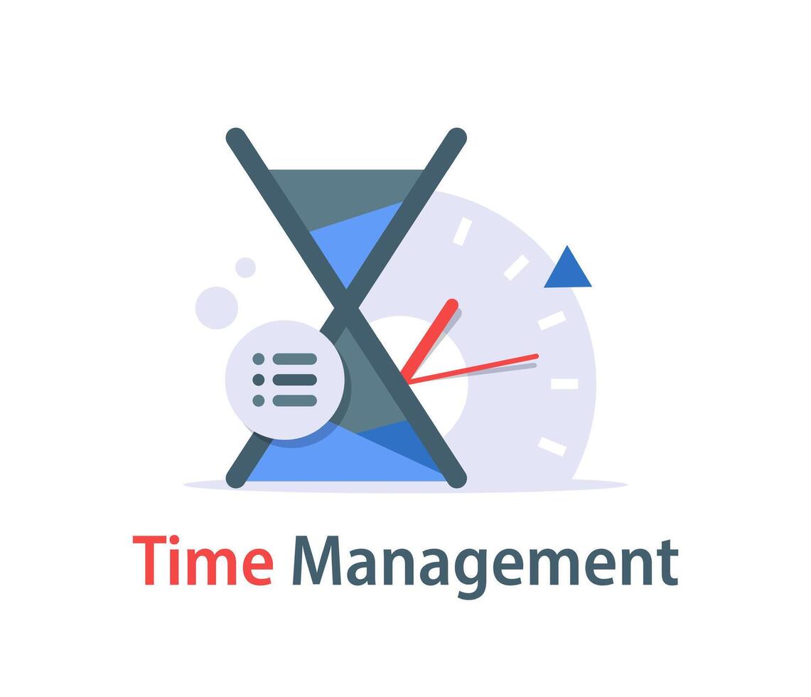 time management, targeting, work planning and timing vector