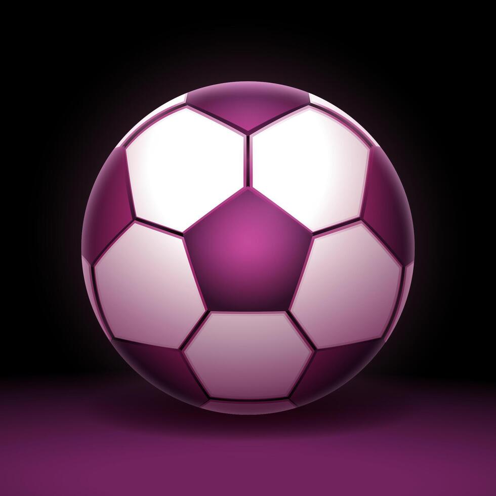 ball with purple pattern vector
