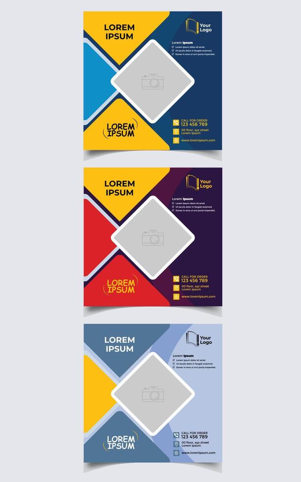 Social Media Post vector