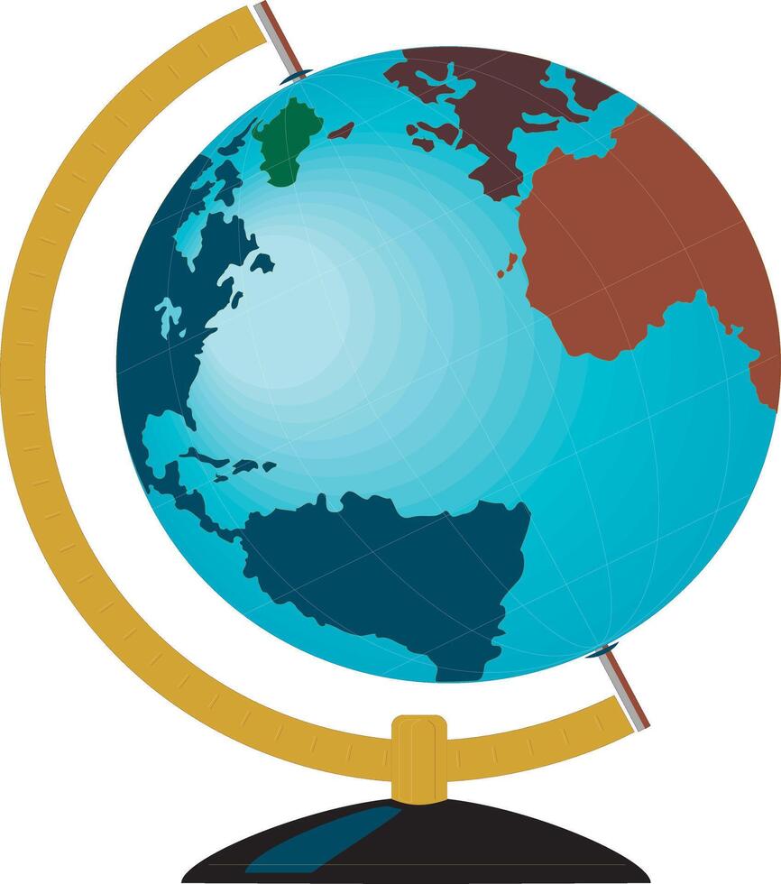 mesa mundo mapa vector