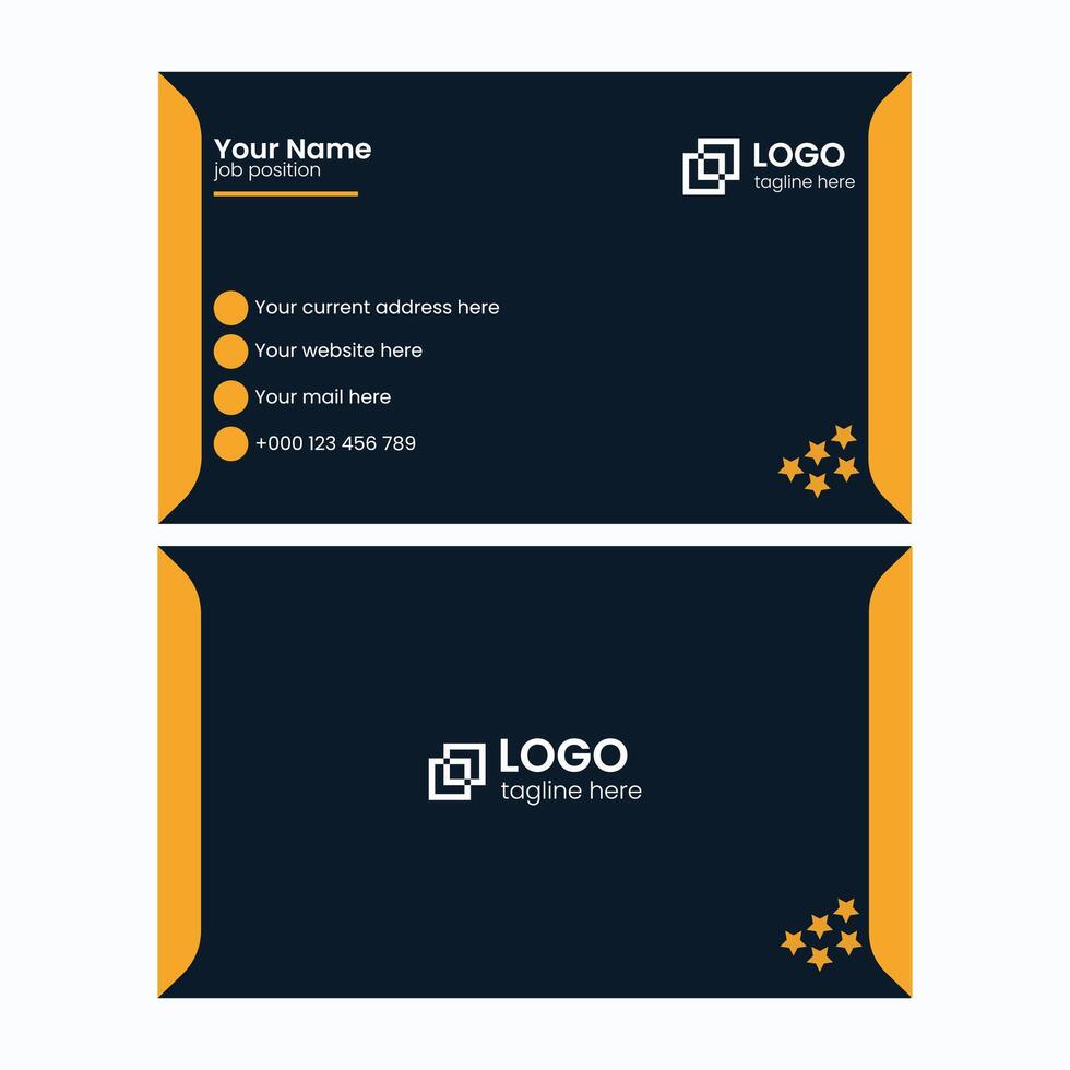 Business card design vector