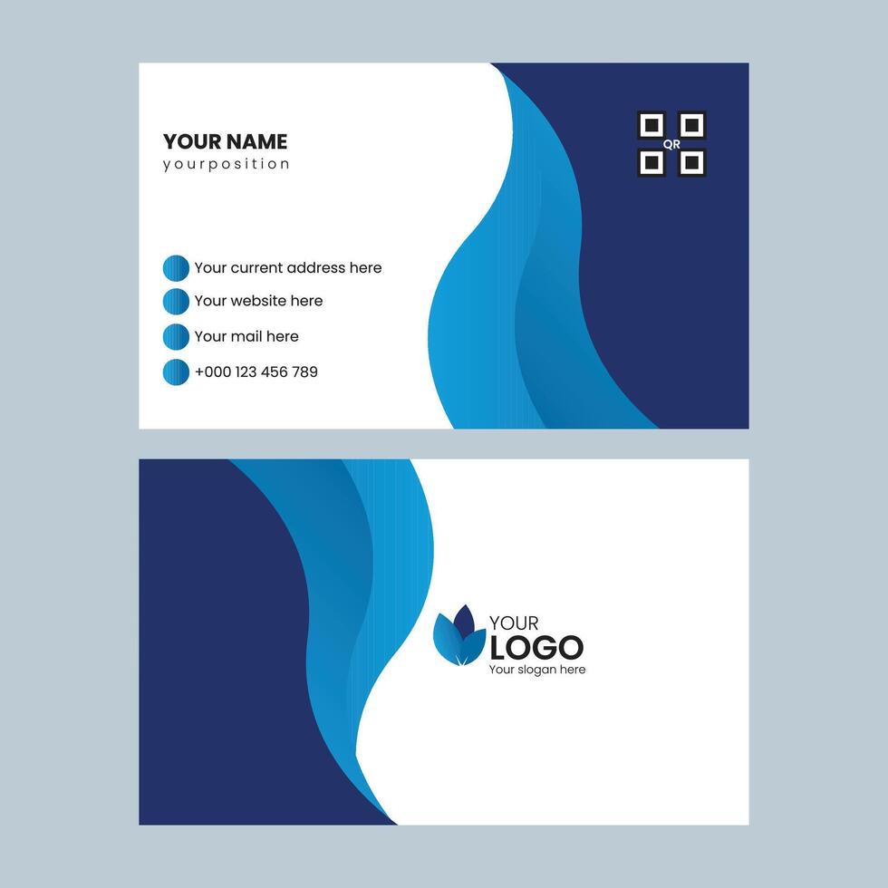 Business card design vector