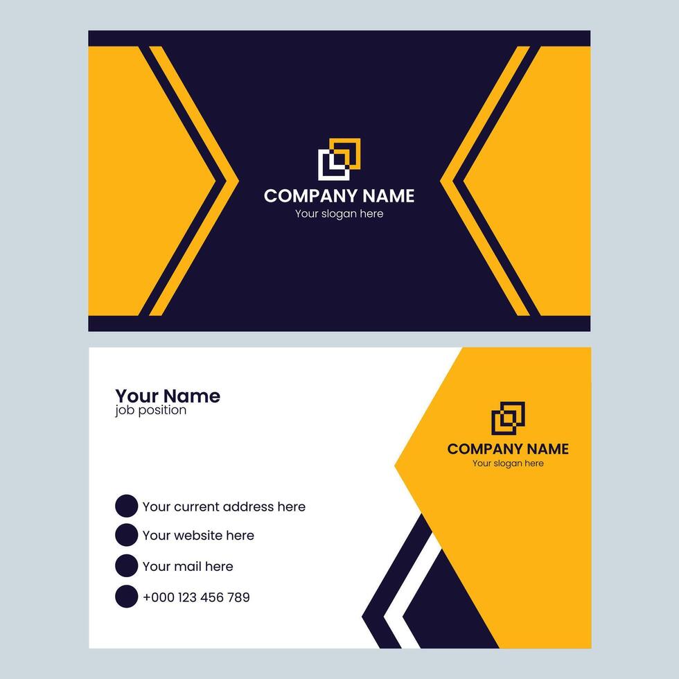Business card design vector