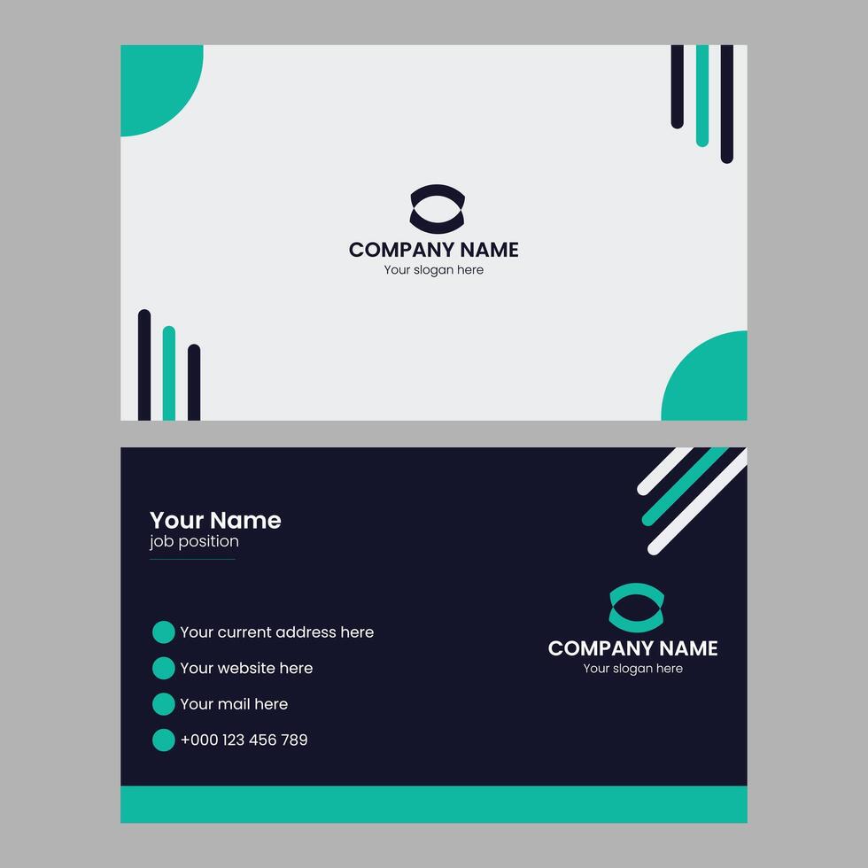 Business card design vector