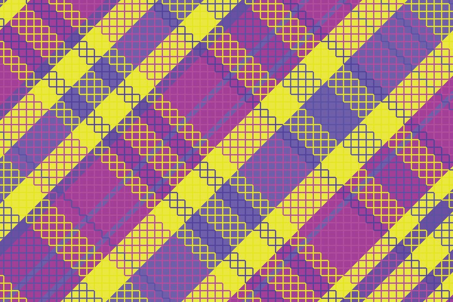 Tartan or plaid dark color pattern. vector