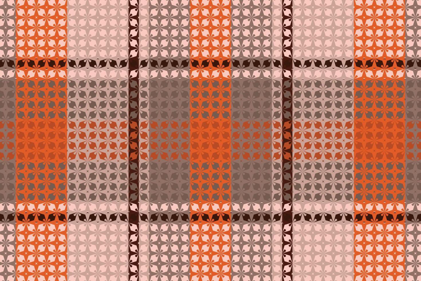 Tartan or plaid dark color pattern. vector