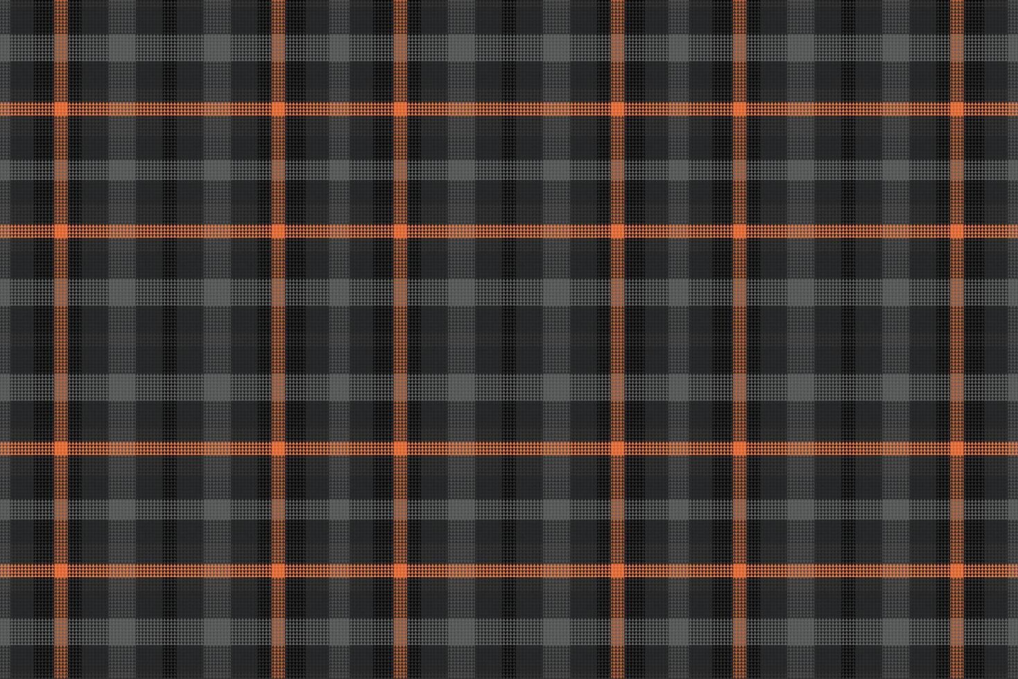 Tartan or plaid dark color pattern. vector