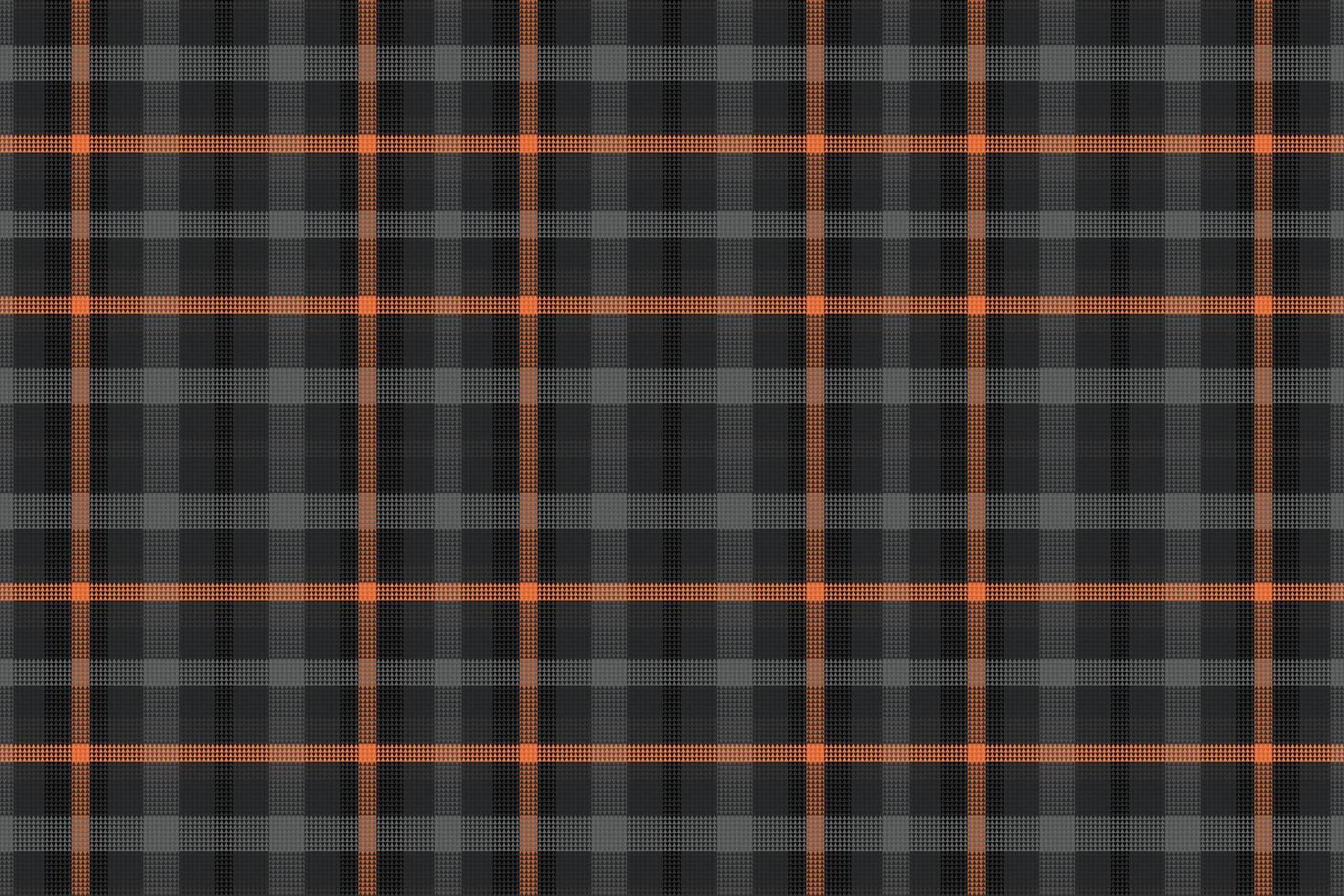 Tartan or plaid dark color pattern. vector