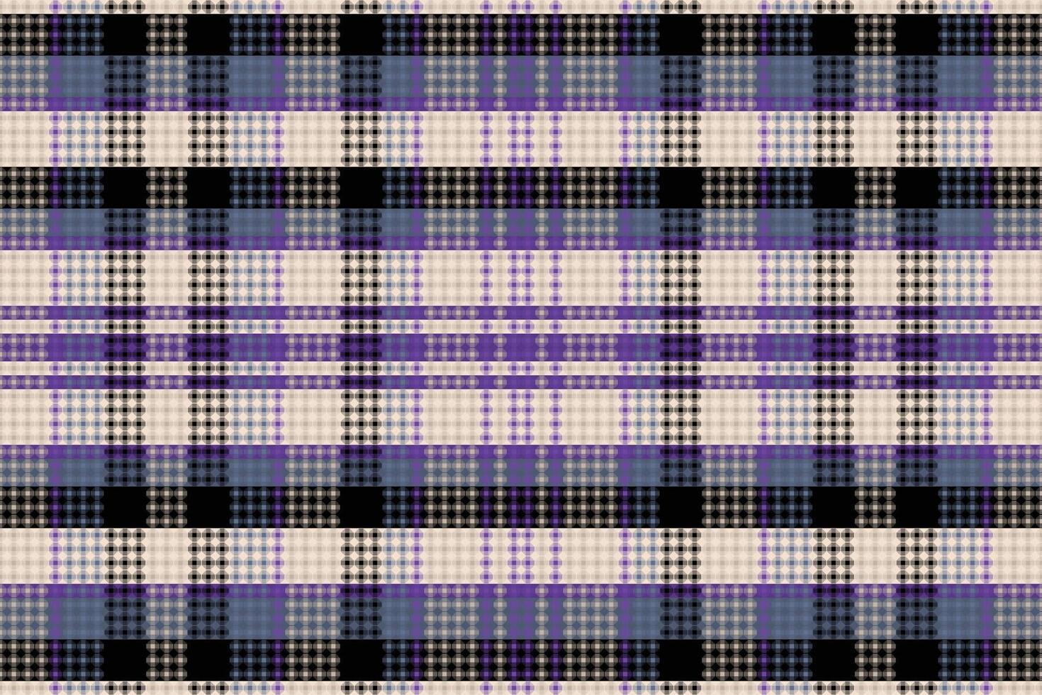 Tartan or plaid dark color pattern. vector