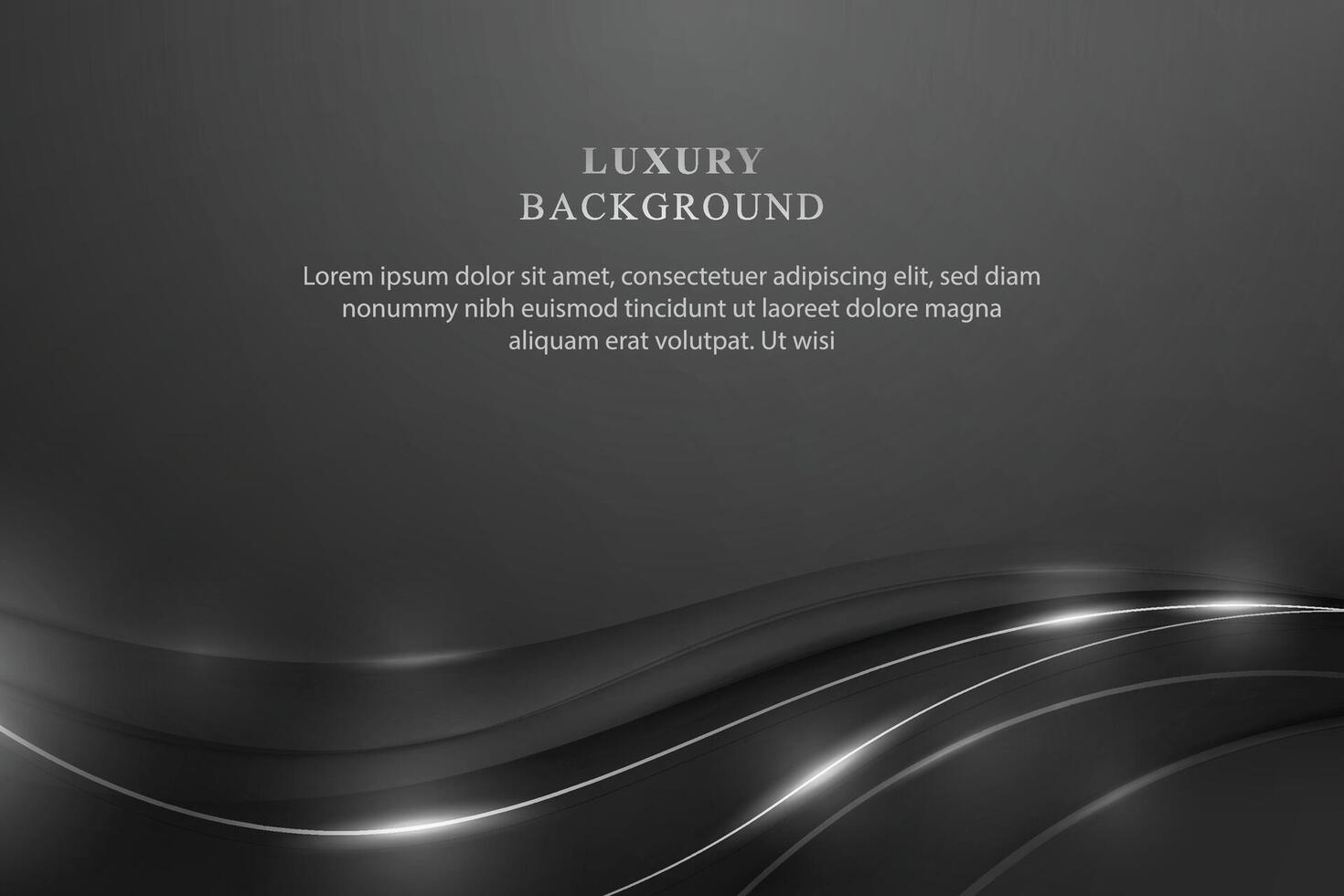 Modern luxury wavy with light background. vector