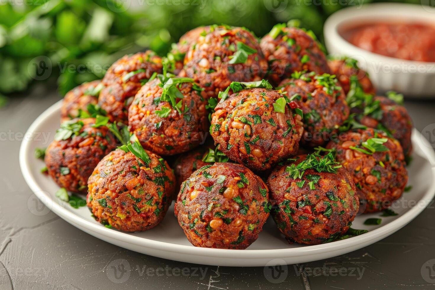 falafels son profundo frito pelotas tradicionalmente encontró en medio oriental cocina comida profesional publicidad comida fotografía foto