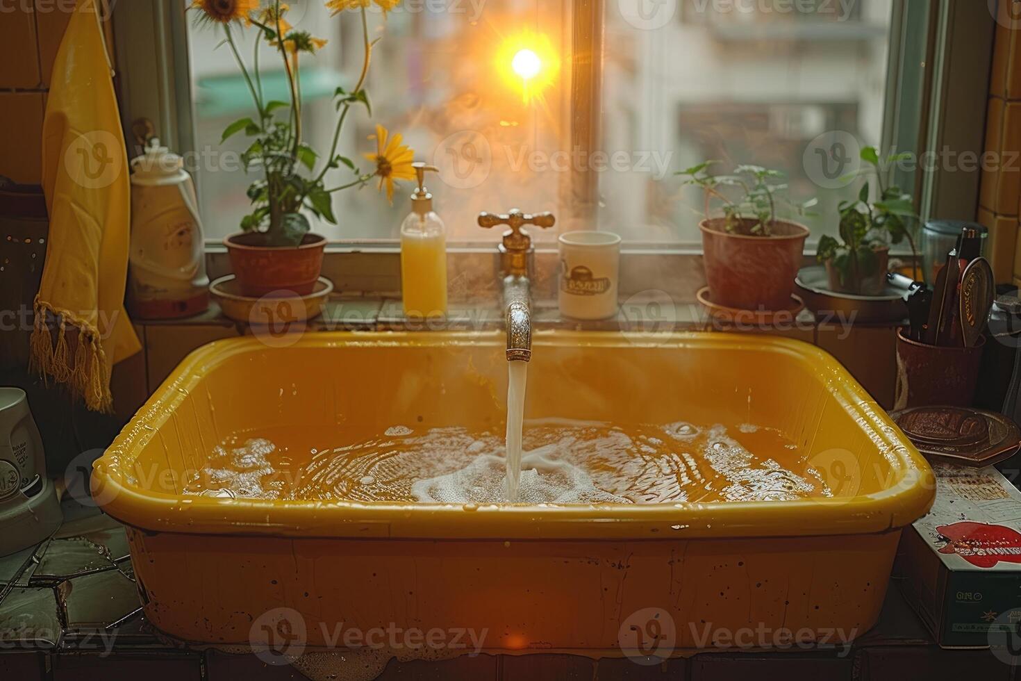 faucet in modern kitchen sink professional advertising photography photo