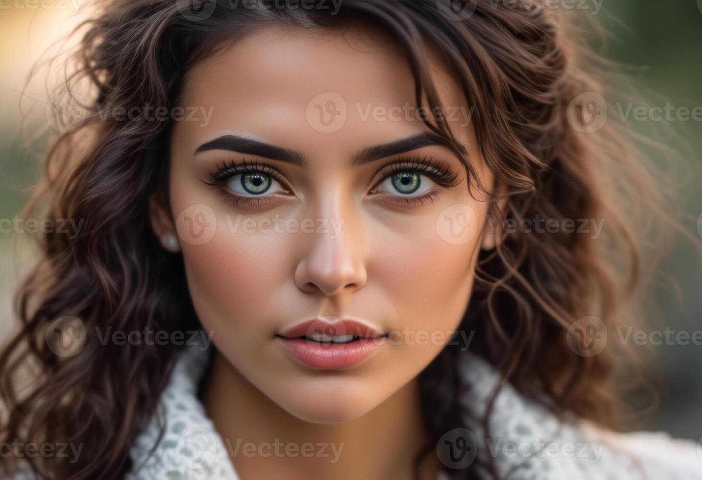 A Portrait Of Breathtakingly Gorgeous, Exotic, Beautiful Woman. photo