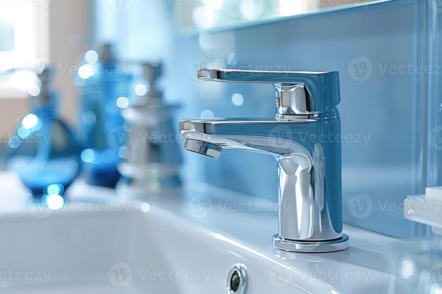 faucet in modern kitchen sink professional advertising photography photo