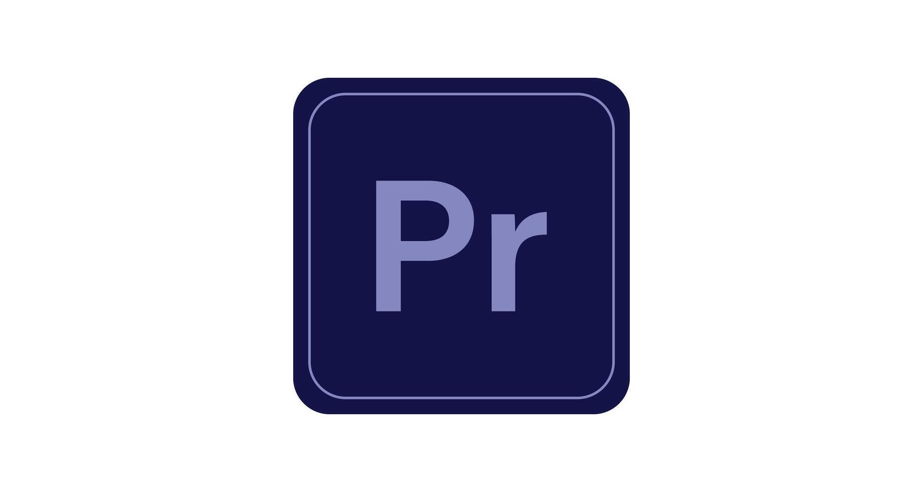 Adobe Premiere pro Icon vector