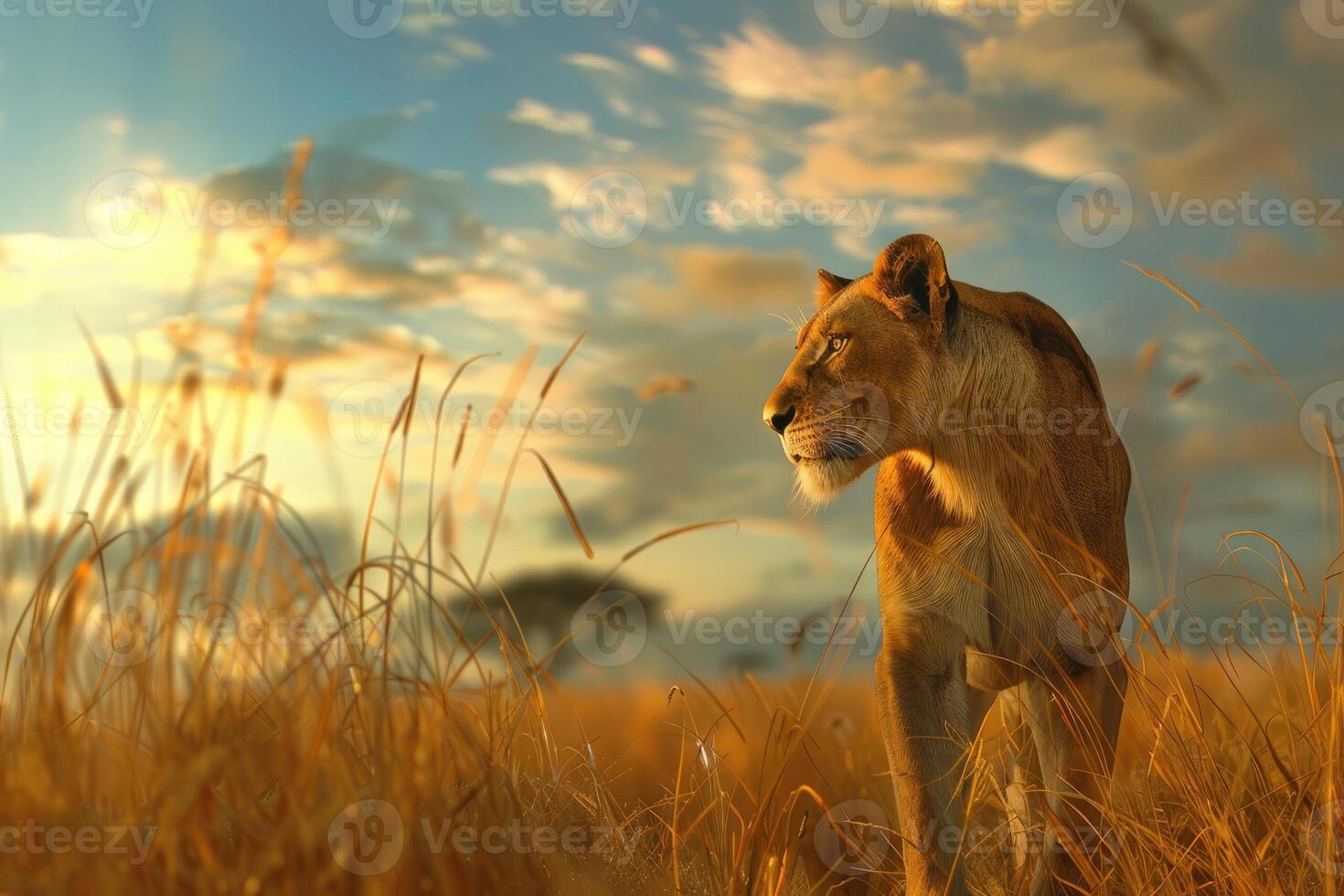 A Lioness On the Way photo