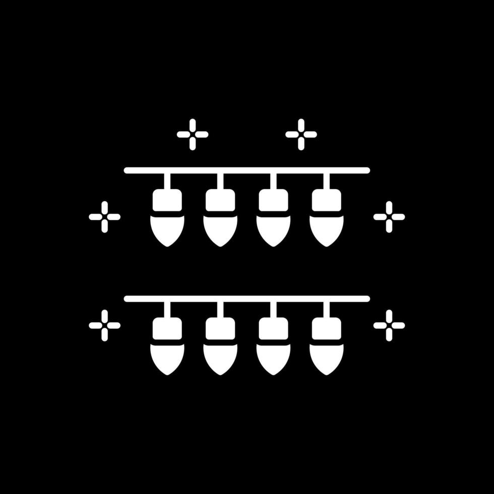 Lights Glyph Inverted Icon vector