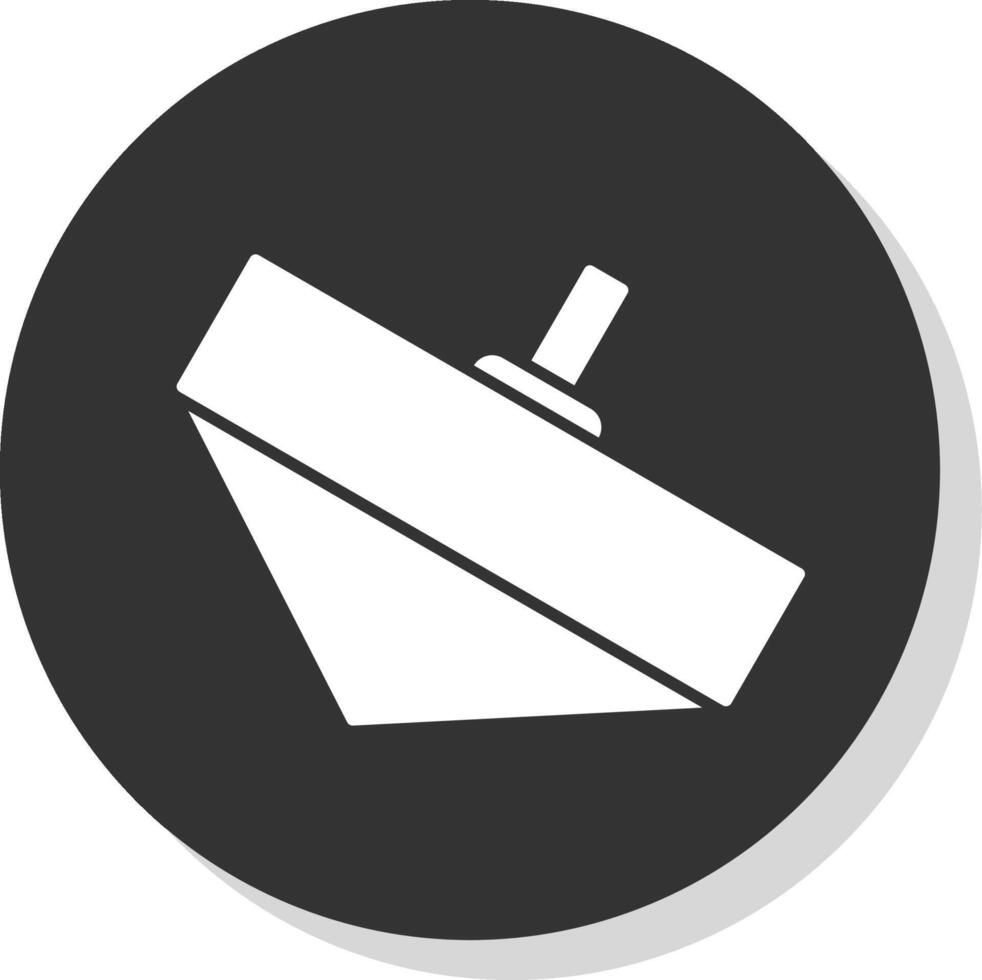 Toys Glyph Grey Circle Icon vector
