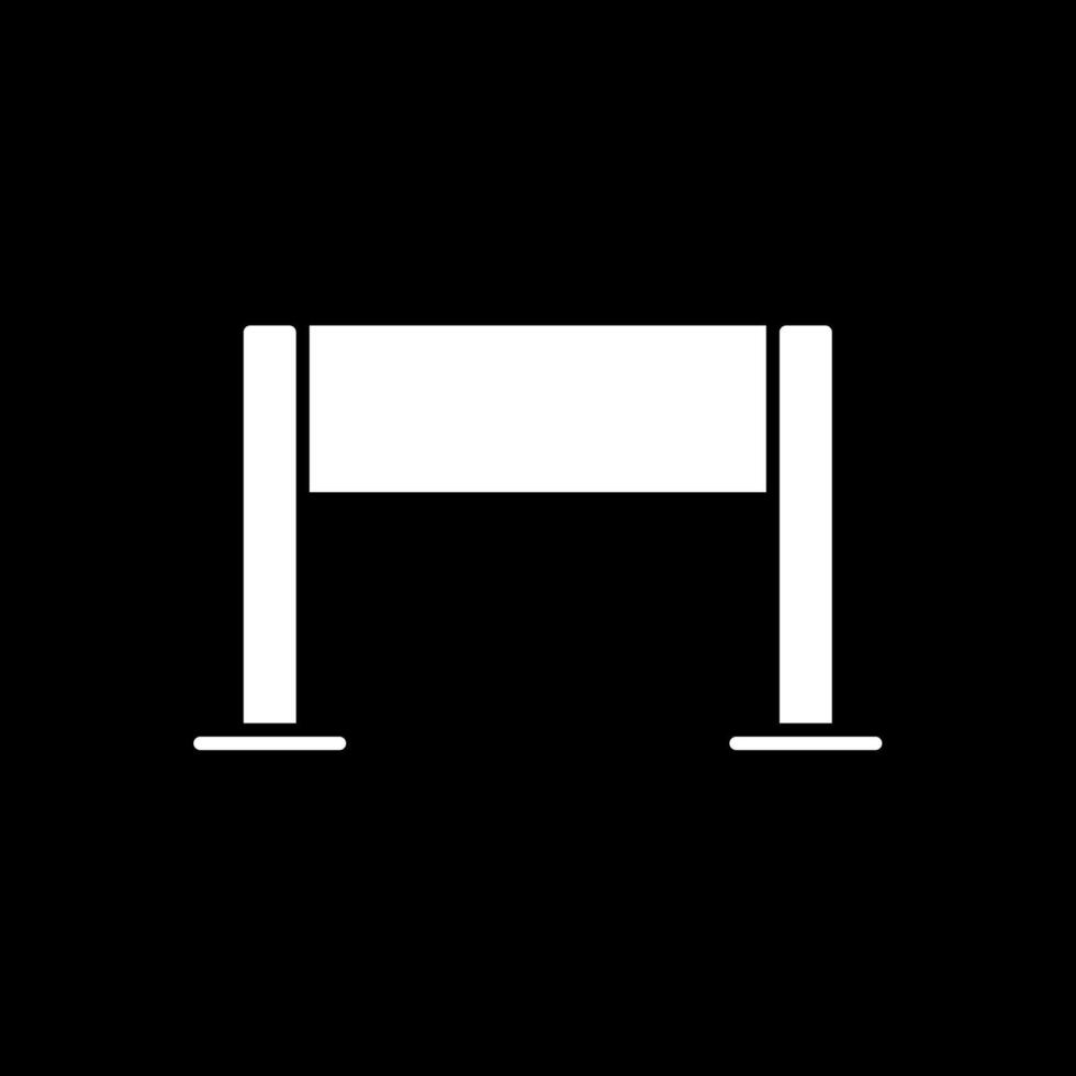 Gameplay Glyph Inverted Icon vector