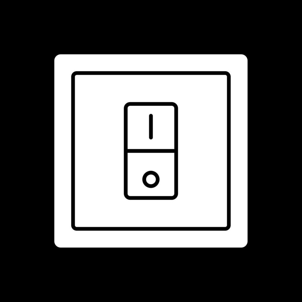 Switcher Glyph Inverted Icon vector