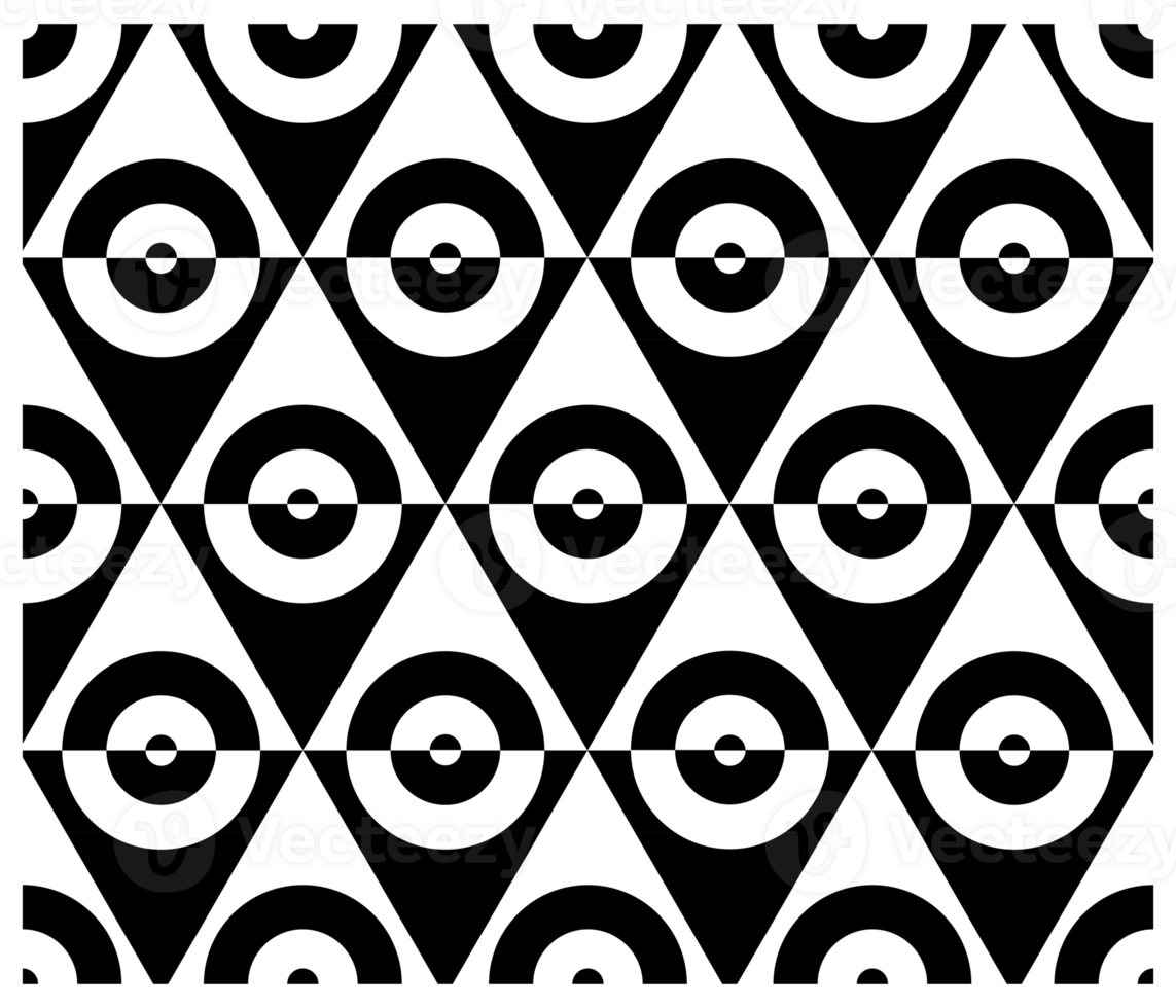 Black And White 1960s Style Two Tone Ska Mod Diamonds And Circles Background Pattern png