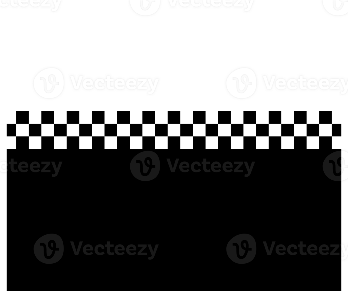 Two Tone Mod Ska 60s Retro Black And White Checked Background Pattern png