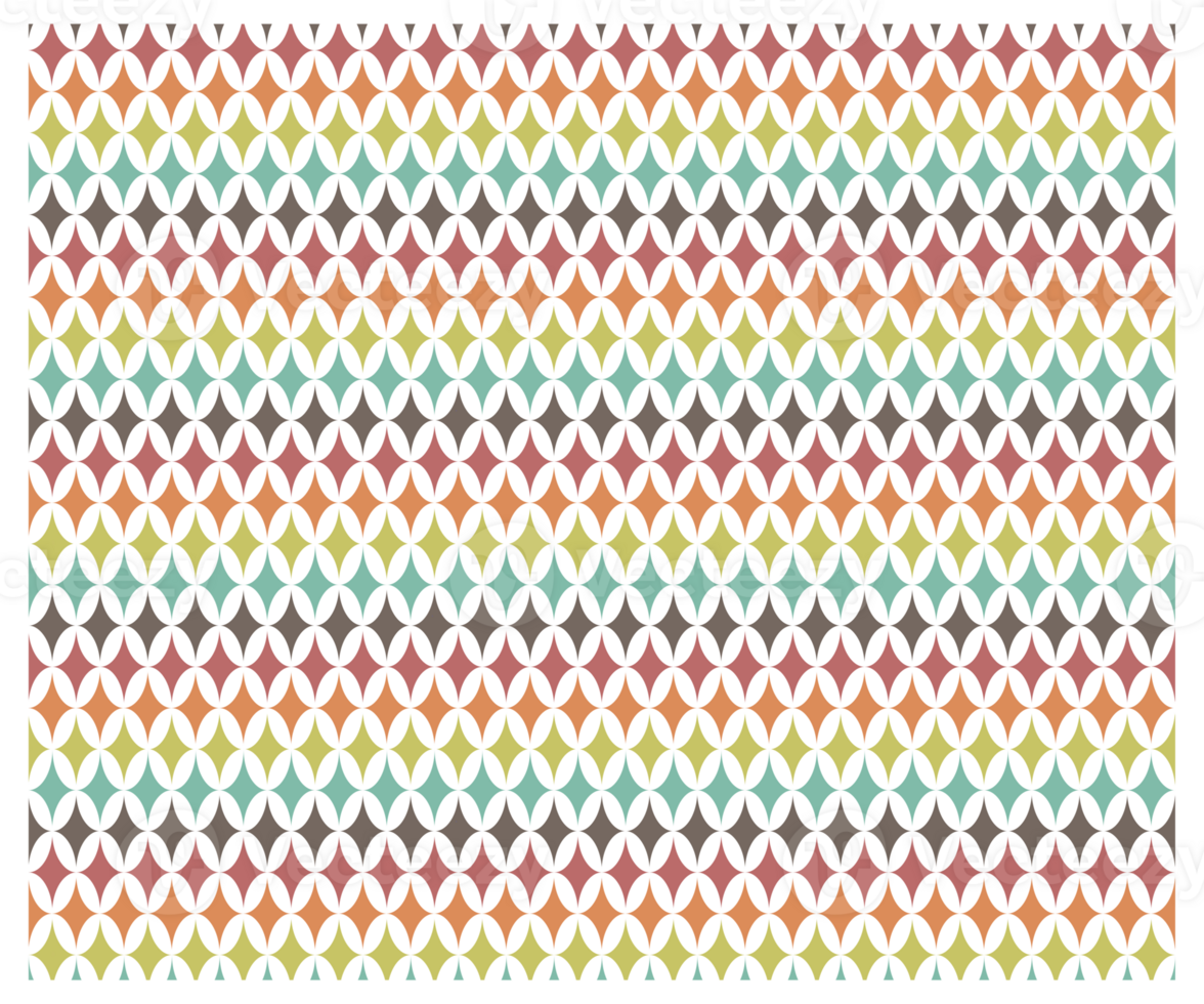 Retro Seventies Mid Century Colorful Abstract Background Pattern png